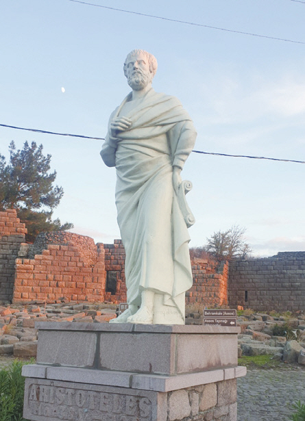                       앗소스의 아리스토텔레스 동상